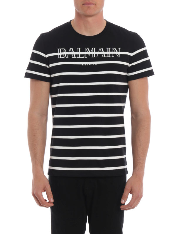 balmain striped shirt