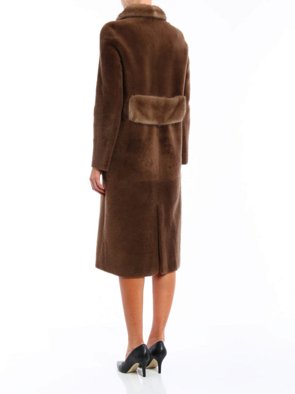 خز Blancha - Mink detailed merinos fur 