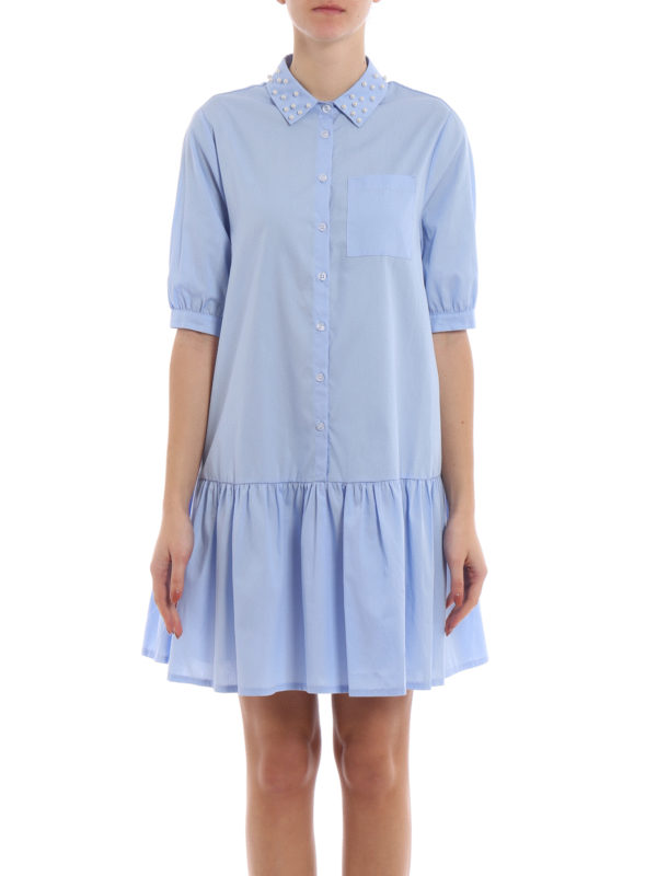 cotton peplum dress