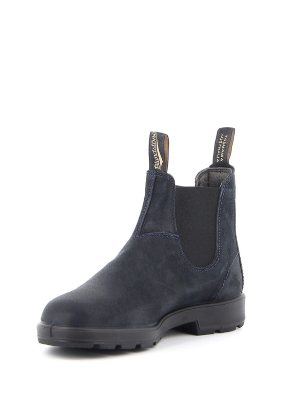 navy blue blundstones