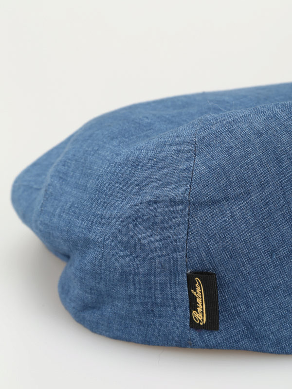 Beanies Borsalino - Flat chambray linen 