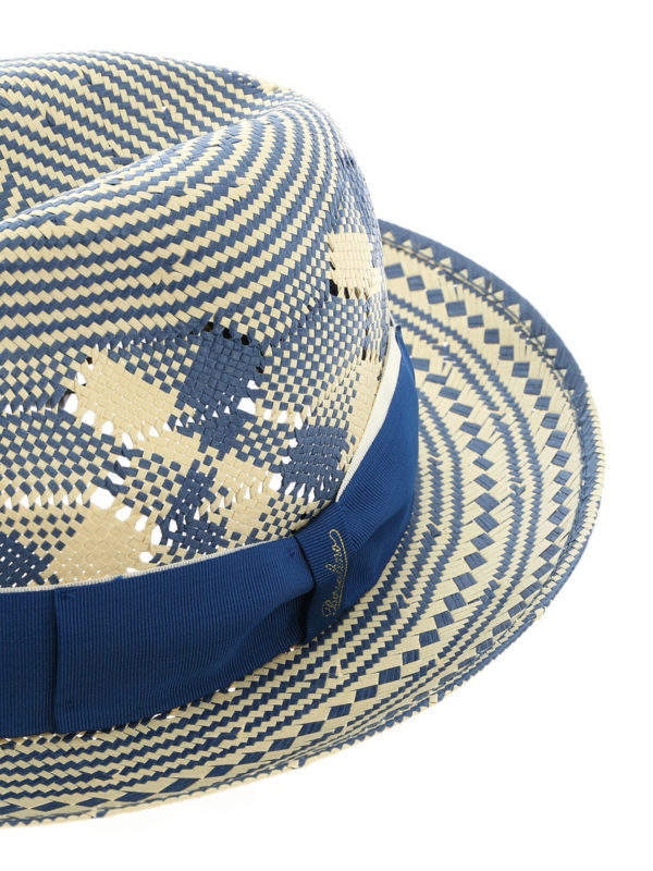 Borsalino - Textile paper fedora hat 