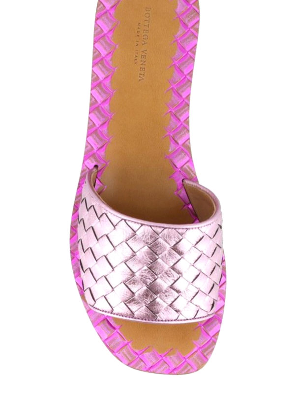 bottega veneta sandals pink