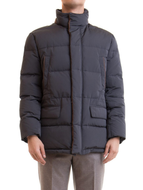 silk silk puffer jacket