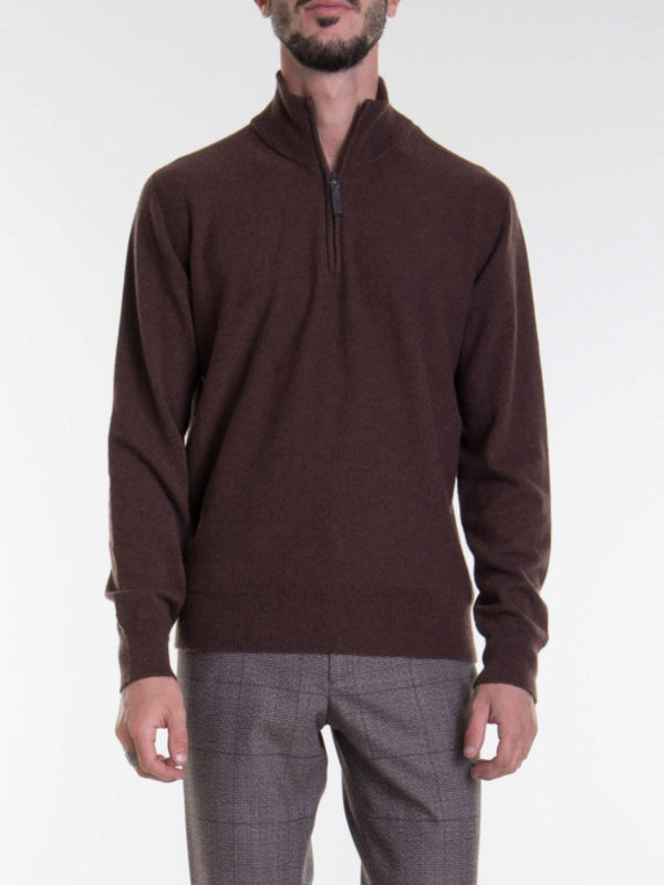 Half zip turtleneck sweater Clearance