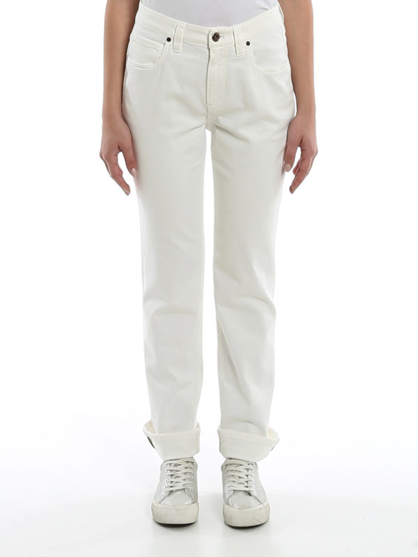 iKRIX BRUNELLO CUCINELLI: flared jeans - Denim faded jeans