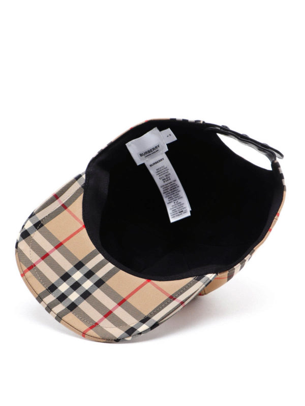 Hats & caps Burberry - Vintage check cotton blend baseball cap - 8021444