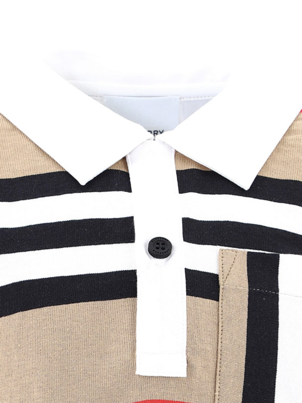 burberry icon stripe polo