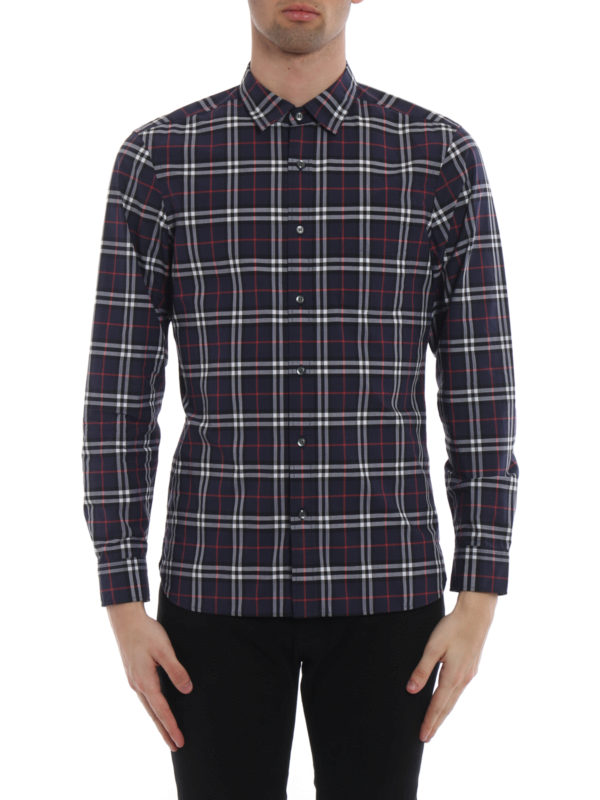 Shirts Burberry - Alexander navy Check 