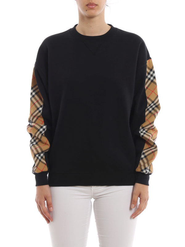 Sweatshirts & Sweaters Burberry - Check sleeve insert sweatshirt - 8008215