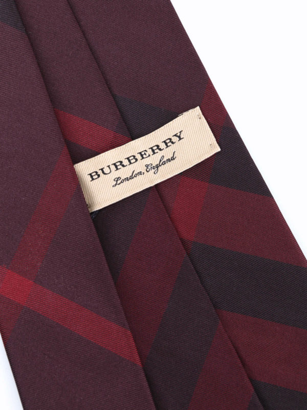 Ties & bow ties Burberry - Manston Check silk tie - 45575921 
