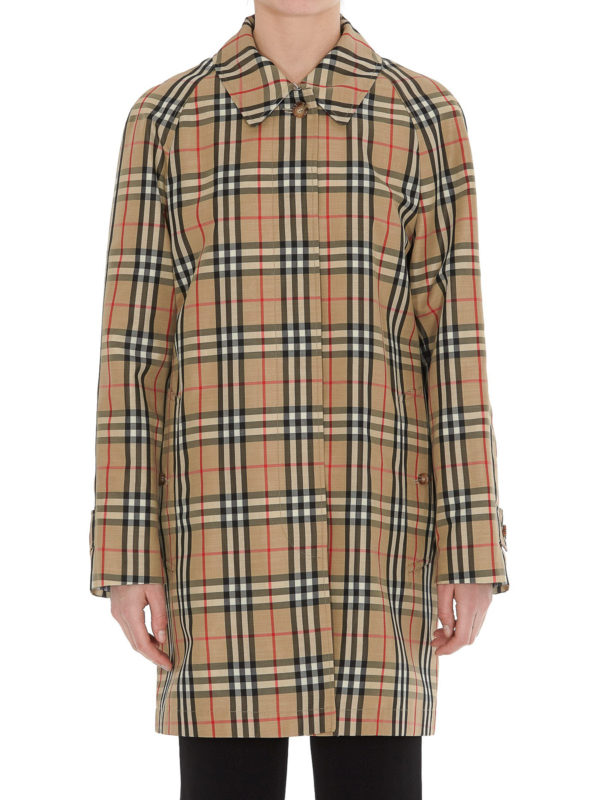 burberry trench check