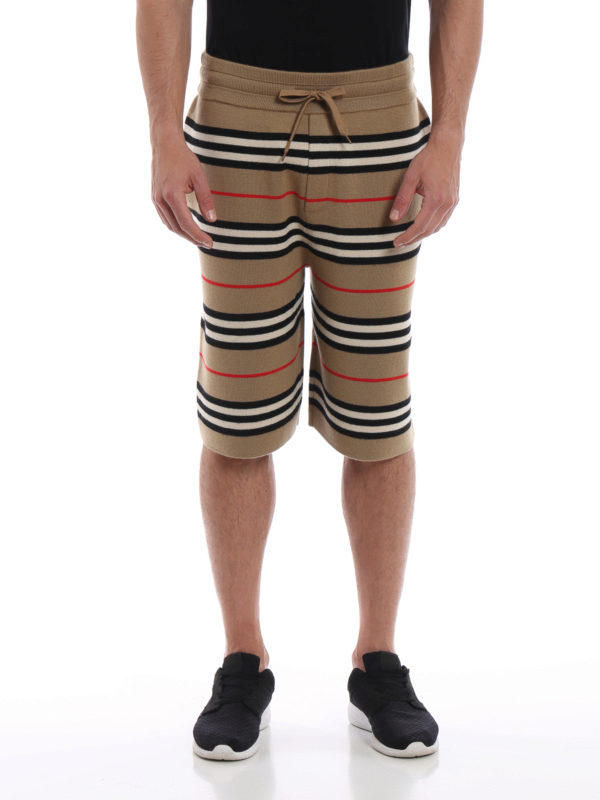 Trousers Shorts Burberry - Kenton knit wool short pants - 8011580