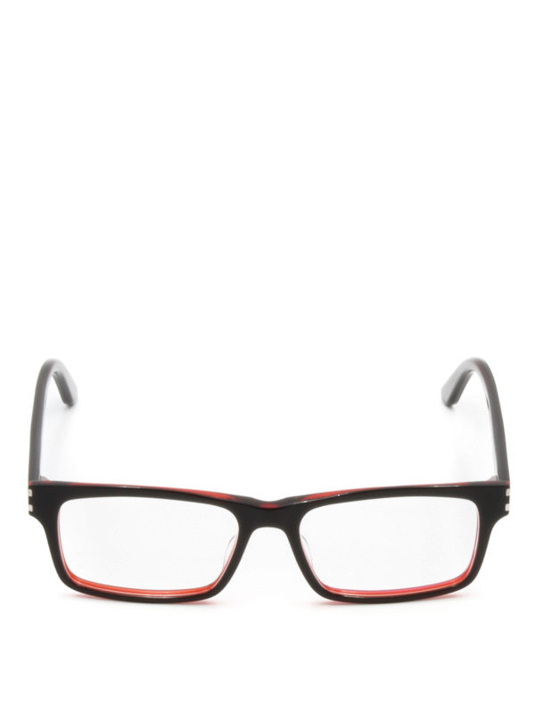 two tone plastic eyeglass frames