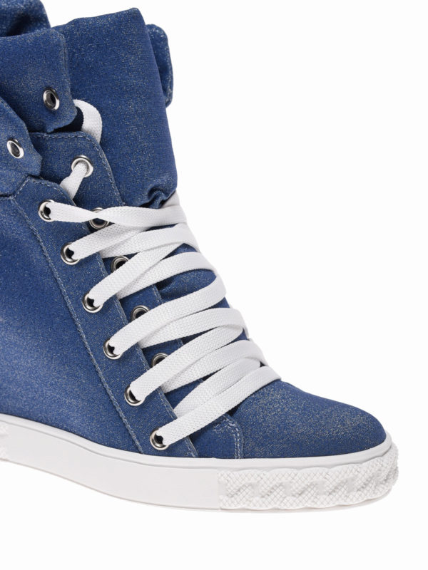 hightop canvas sneakers