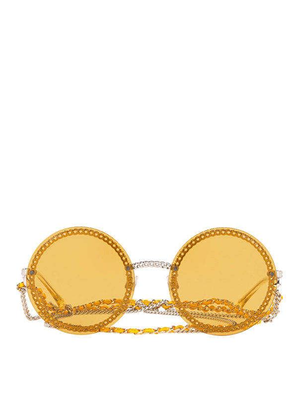 chanel sunglasses yellow