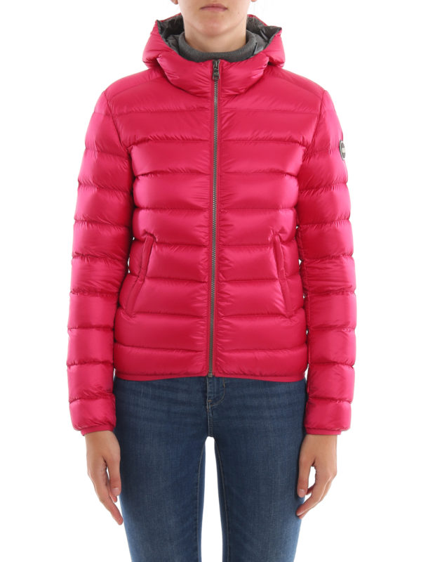 fuchsia puffer jacket