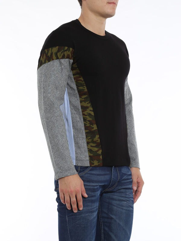 Multiple pattern sweater - W23122A 