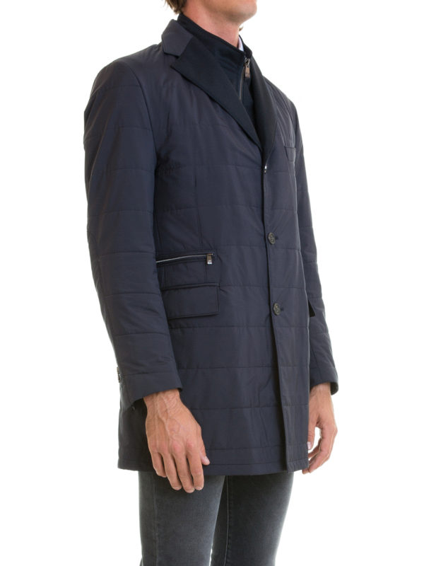 Short coats Corneliani - Wool lined quilted coat - 0B13286011587