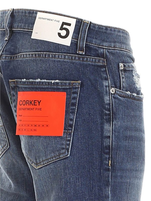 راسته Department 5 - Corkey faded jeans in blue - U21D12D2101100
