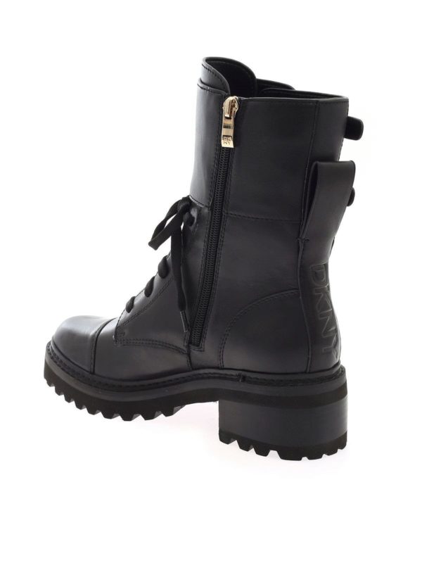 dkny combat boots