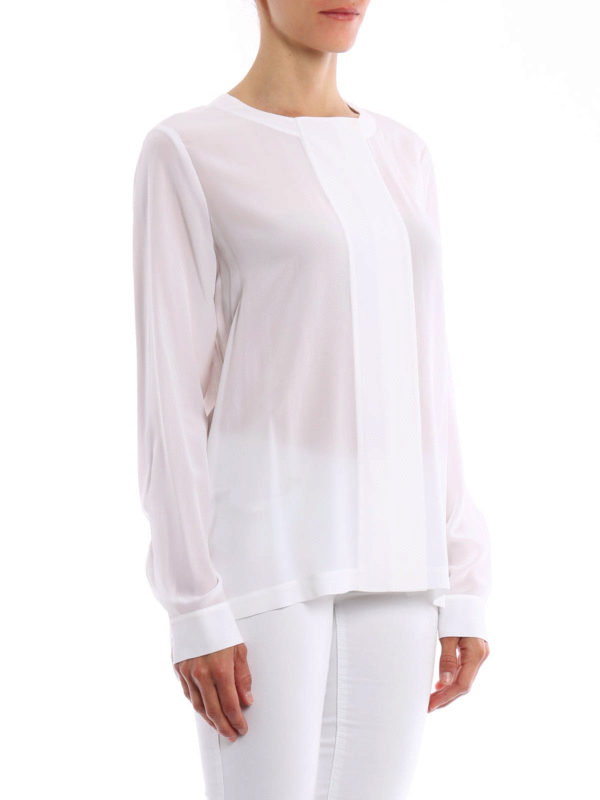 dkny silk blouse