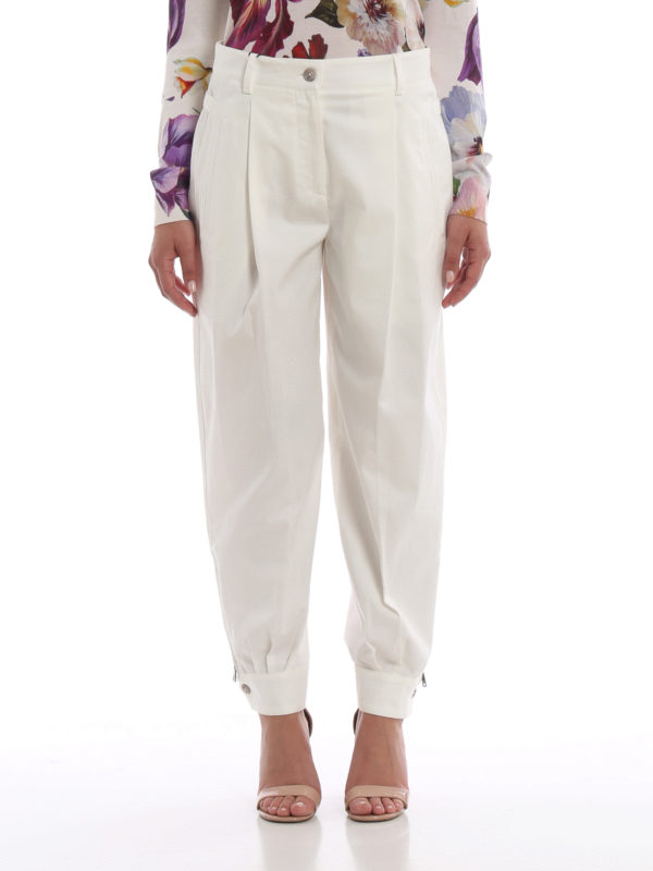 Buy Ted Baker Women Black Tailored Cigarette Trousers With Darts Online   871277  The Collective