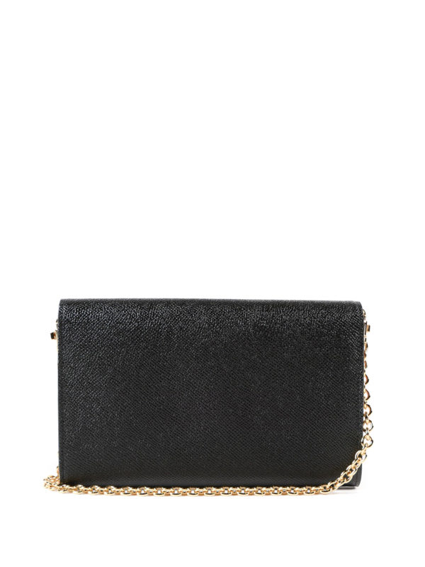 black wallet clutch