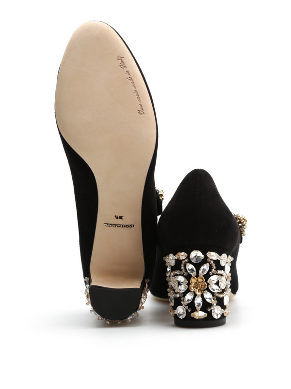 Court shoes Dolce & Gabbana - Suede Mary Jane Pumps - CD0154AI27580999