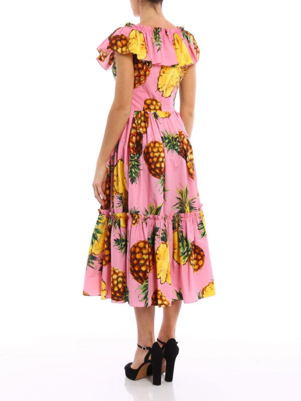 dolce and gabbana pineapple dress