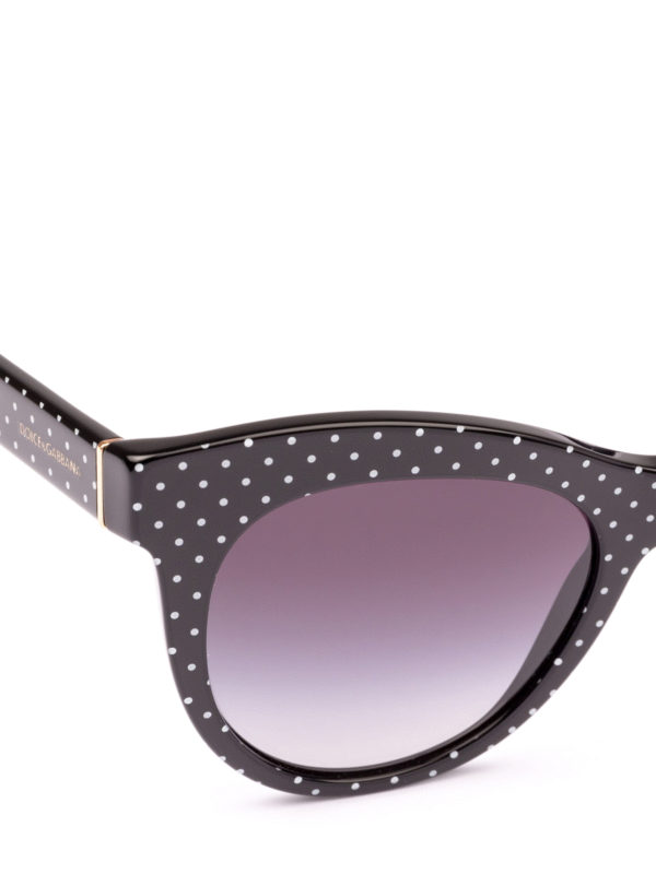 Sunglasses Dolce & Gabbana - Polka dot acetate sunglasses - DG431131268G