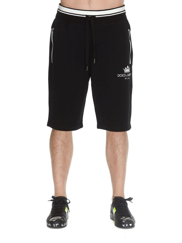 Logo print short jogging pants 