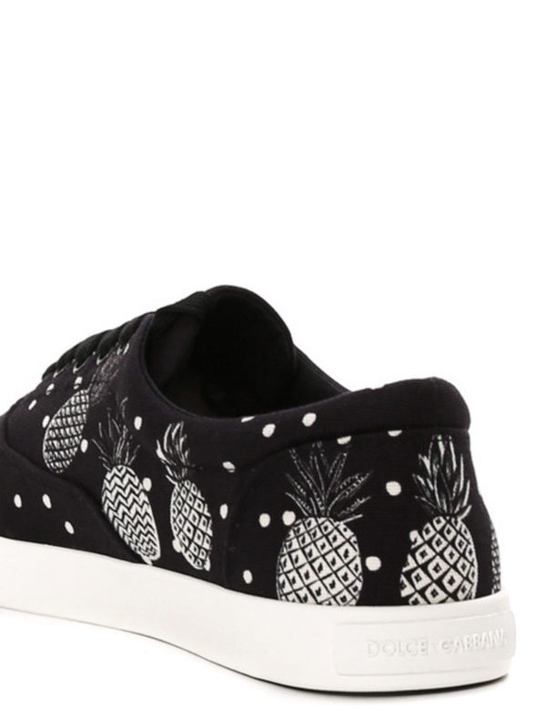 اسپرت،اسنیکرز Dolce & Gabbana - Pineapple print canvas sneakers -  CS1313AG334HN852