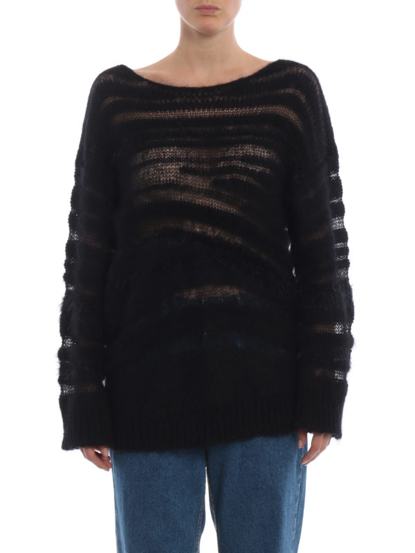 Crew necks Dondup - See-through mohair 