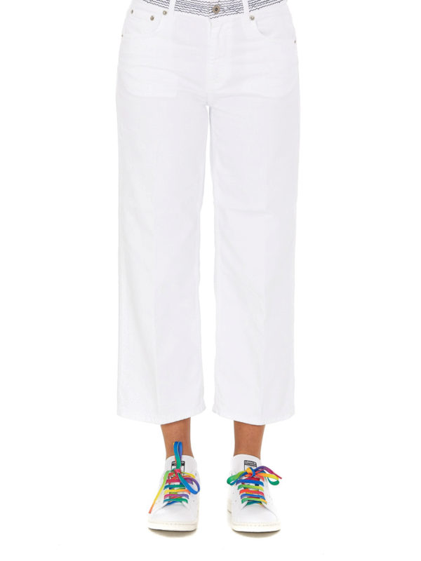 iKRIX DONDUP: flared jeans - Waist embroidered jeans