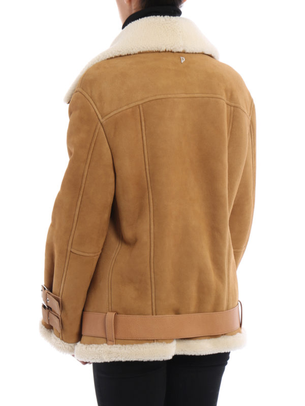 خز Dondup - Biker shearling coat 