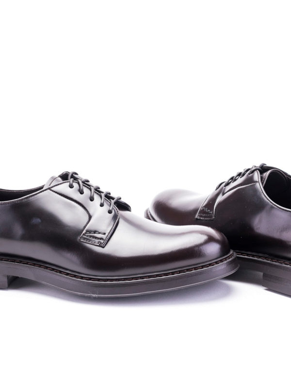 Stringate da uomo in pelle | melanzana - Doucal's | Doucal's