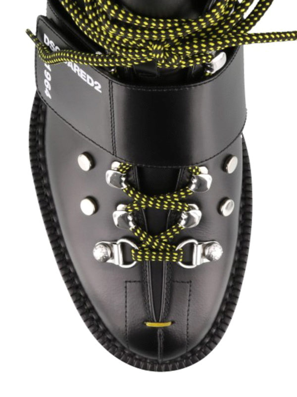 dsquared2 lace up boots