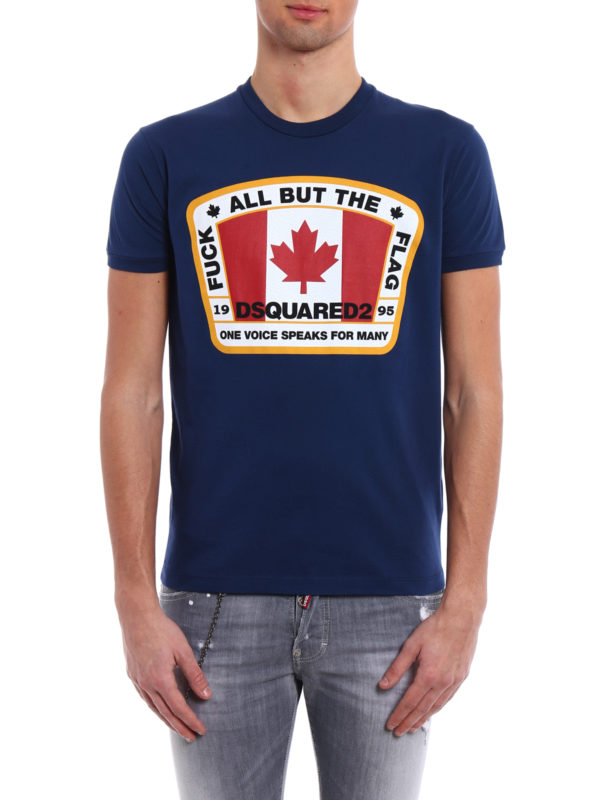 dsquared2 t shirt all but the flag
