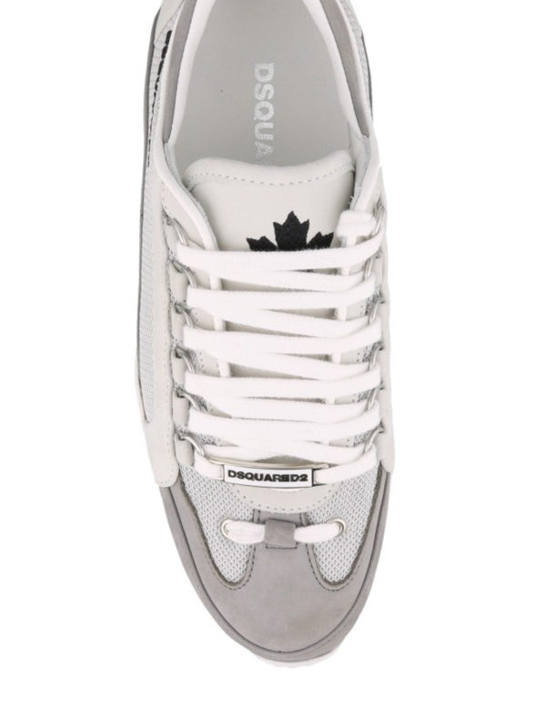 witte dsquared sneakers