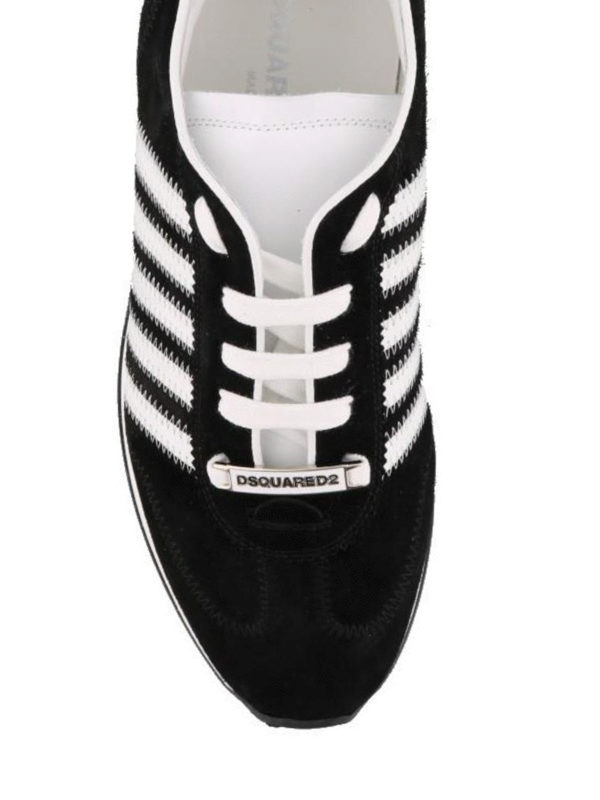 dsquared2 trainers black