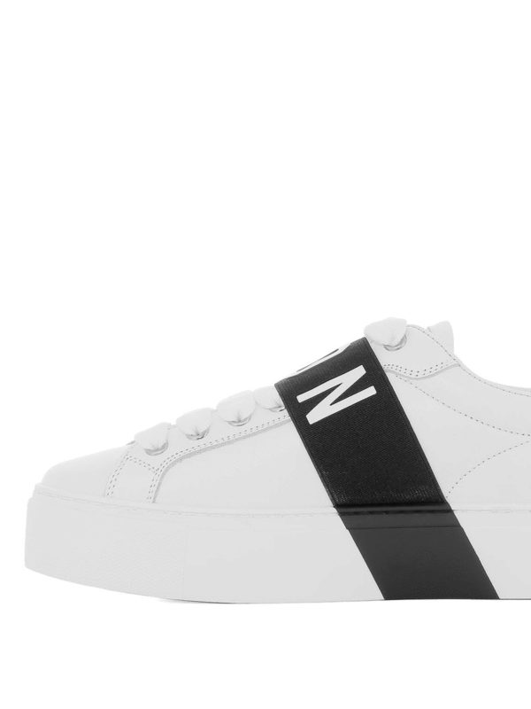 Trainers Dsquared2 - Leather sneakers with Icon elastic band -  SNW0022065000011062