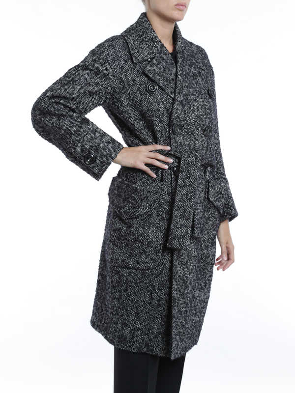 trench coat tweed