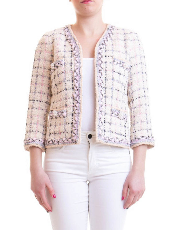 multicolor tweed jacket