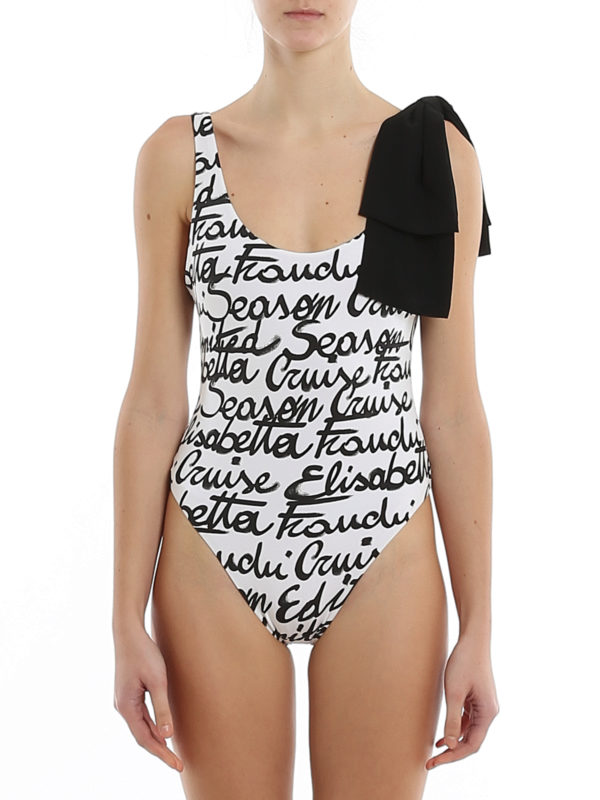 iKRIX ELISABETTA FRANCHI: one-piece - Bow detailed one-piece swimsuit