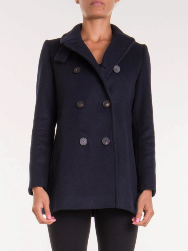 armani jeans caban coat