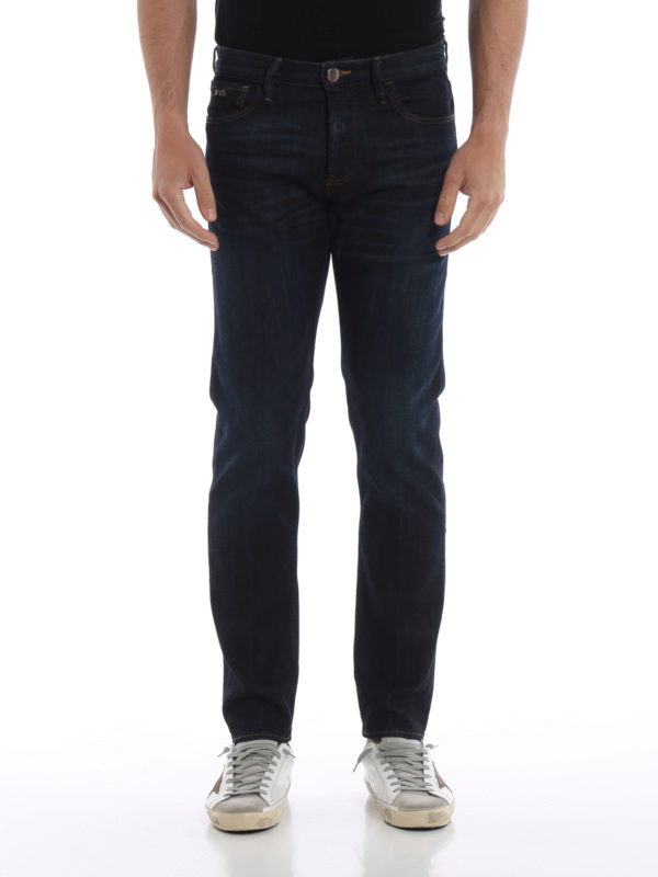 armani straight fit jeans