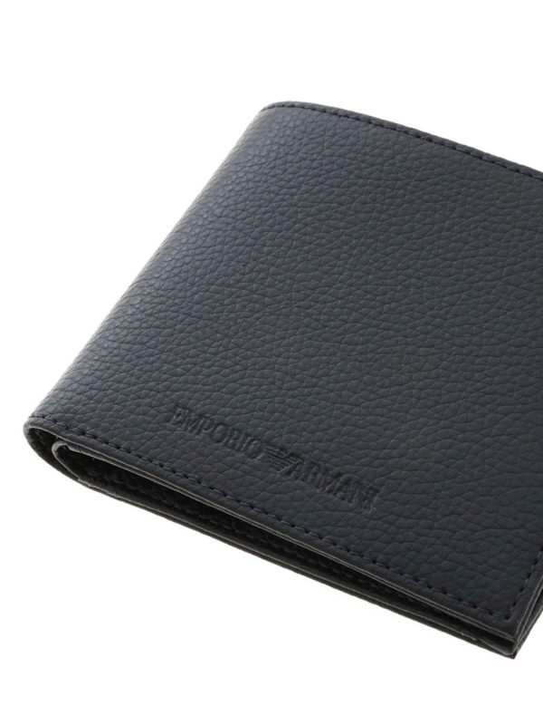 Wallets & purses Emporio Armani - Logo wallet in dark blue -  Y4R167YEW1E80033