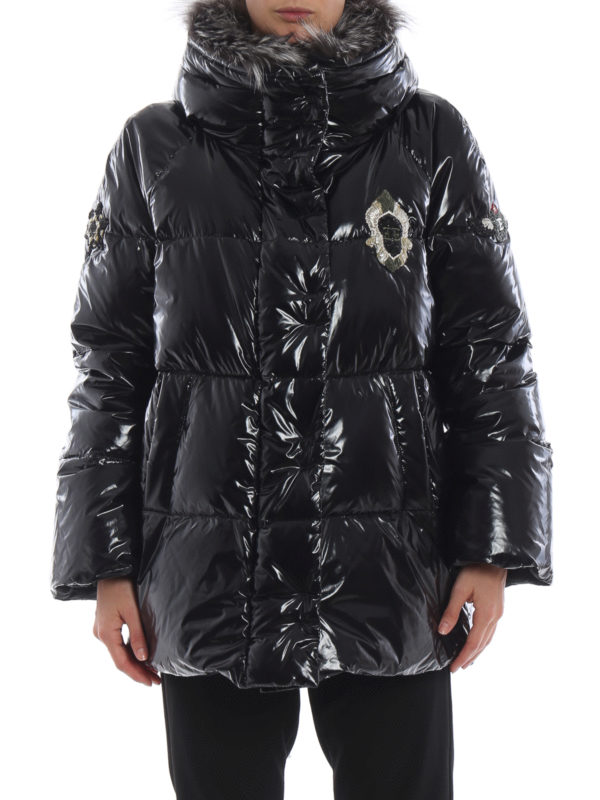 کاپشن Ermanno Scervino - Fur collar 