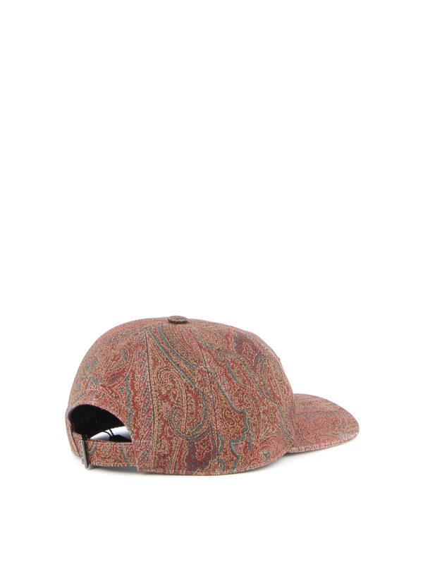 Etro - Paisley baseball cap with rubber logo patch - hats & caps
